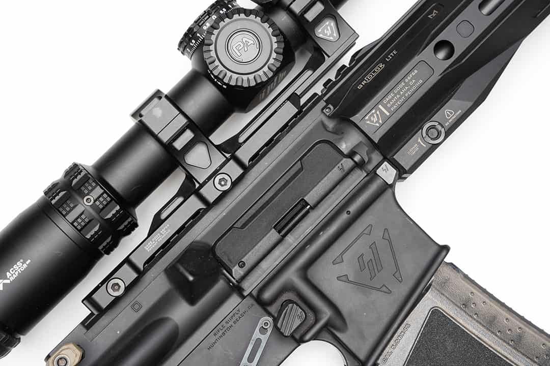 Strike Industries Ultimate AR-15 Dust Cover – Black, Standard