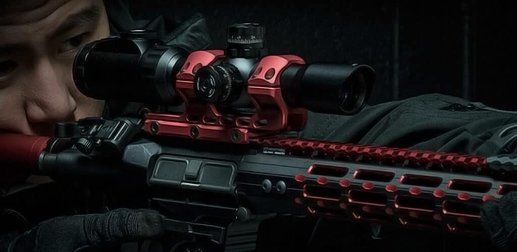 UTG Leapers ACCU-SYNC 30mm High Profile - 34mm Offset Picatinny Rings