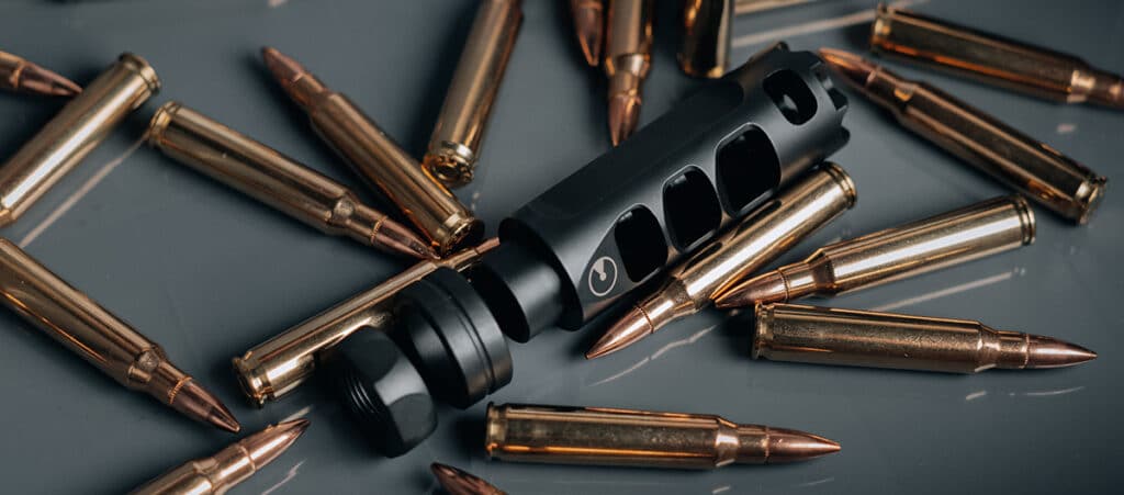 Ultradyne USA Mercury Muzzle Brake - 1/2x28 Thread for 5.56/.223