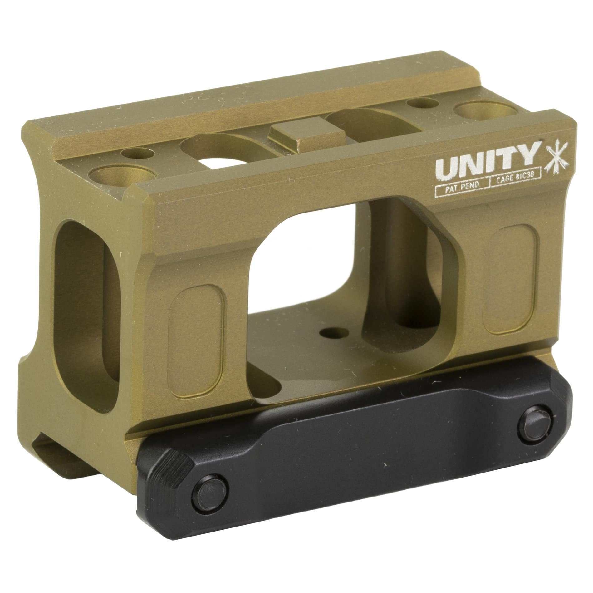 Unknown Unity Tactical FAST 2.26 Inch Mount for Aimpoint CompM5 Red Dot Sights - Flat Dark Earth (Color: Flat Dark Earth)
