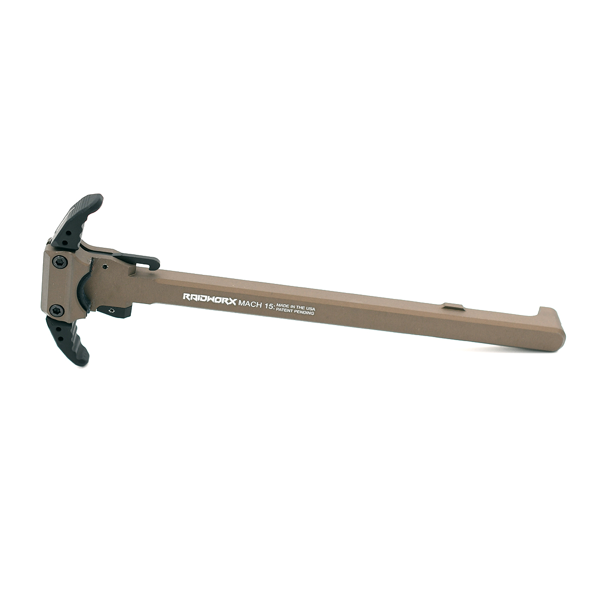 Unknown Raidworx MACH 15 Gas Sealed Modular Ambidextrous Charging Handle - Flat Dark Earth (Color: Flat Dark Earth)