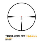 Sig Sauer TANGO MSR 1-6X Second Focal Plane Scope with Mount