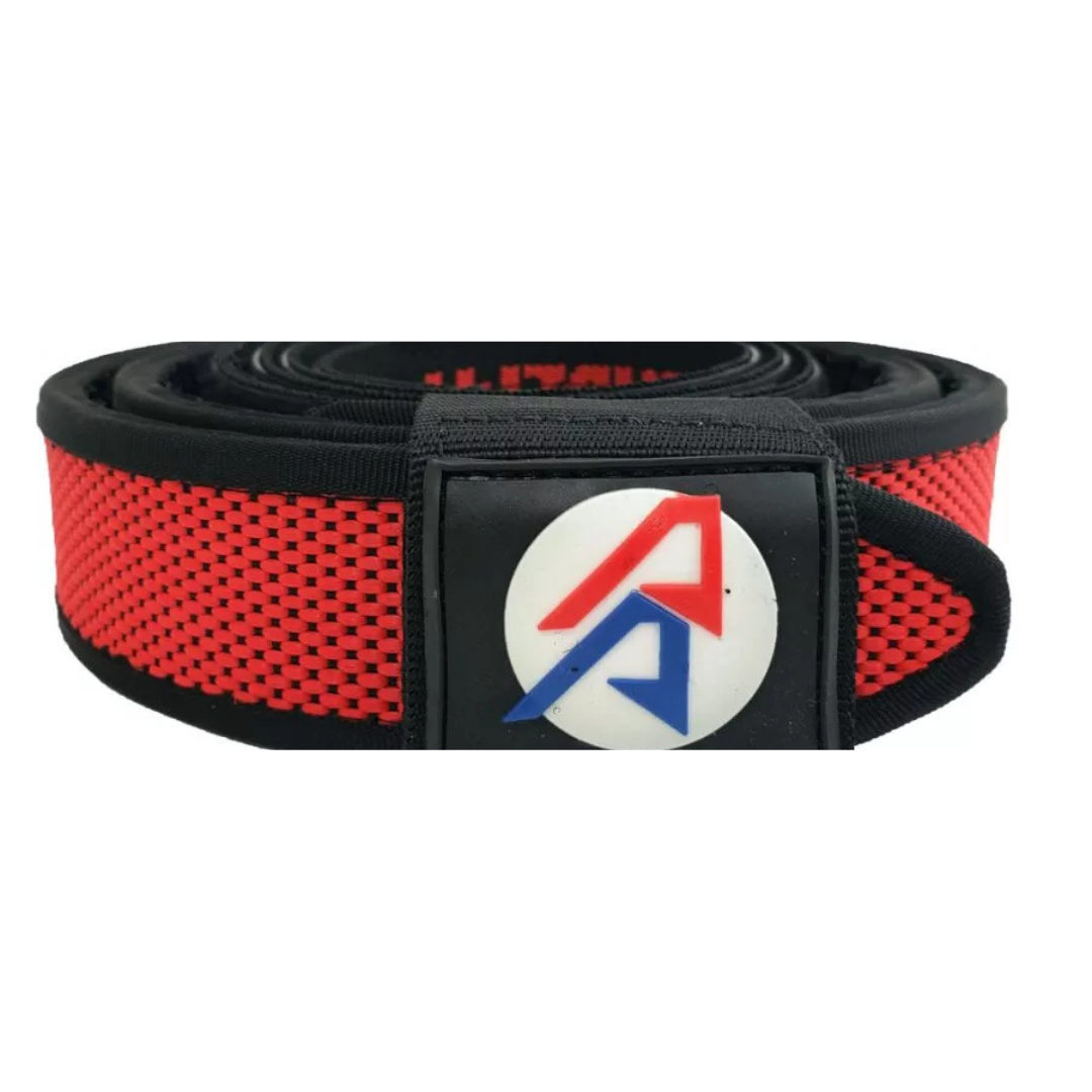 Unknown Double Alpha Academy Premium Competition Gun Belt - Red, 38 Inches (Color: Red, Length: 38 Inches)
