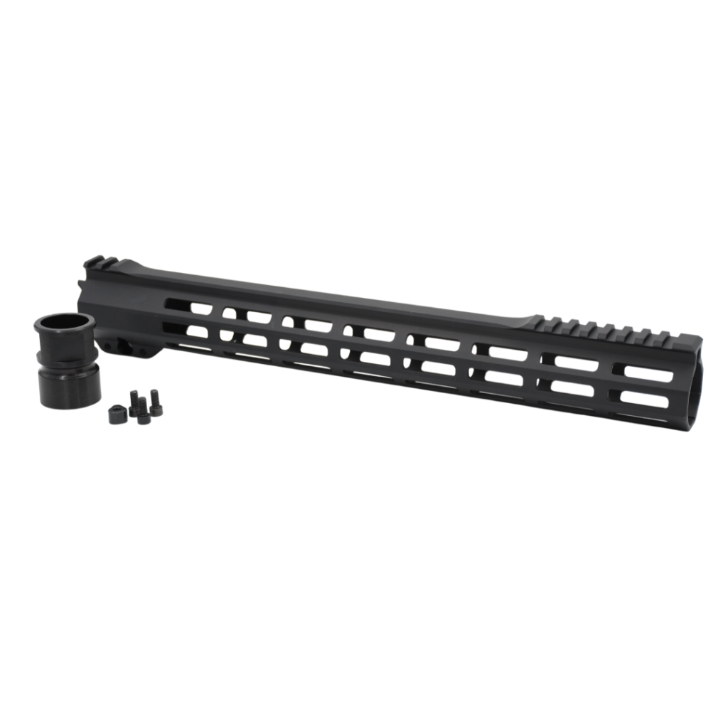 2A Basics AR-15 M-LOK Free Float Handguard - 15" Length - Black