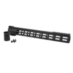 2A Basics AR-15 M-LOK Free Float Handguard - 15" Length - Black