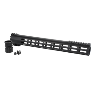 2A Basics AR-15 M-LOK Free Float Handguard - 15" Length - Black