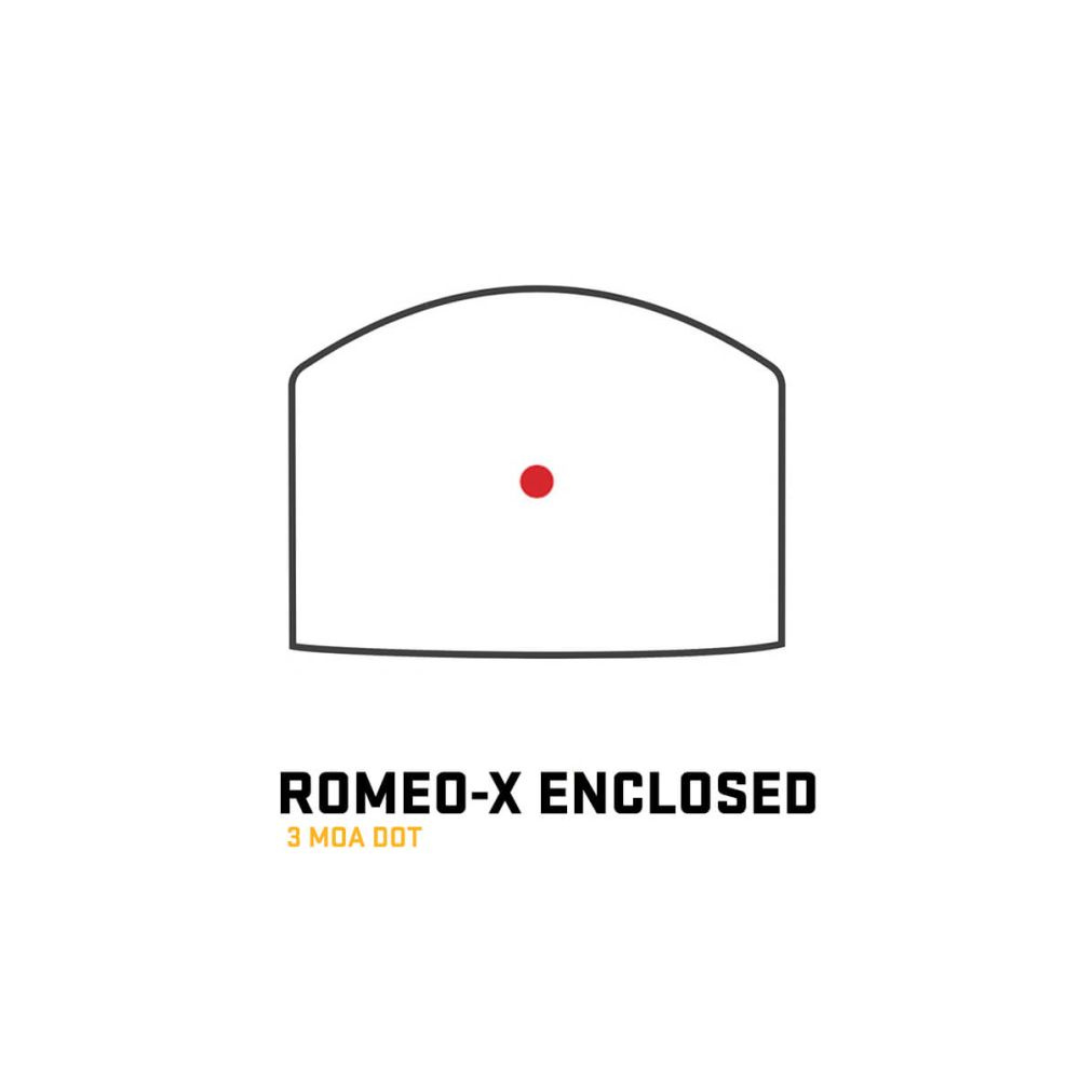 Unknown Sig Sauer ROMEO-X PRO Enclosed 2 MOA Red Dot - DPP Footprint - Multi Reticle - 3 MOA Dot (Reticle: 3 MOA Dot)