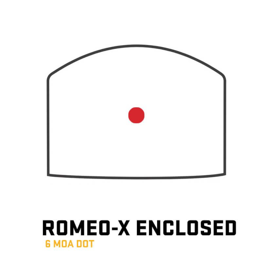 Sig Sauer ROMEO-X PRO Enclosed 2 MOA Red Dot - DPP Footprint - Multi Reticle