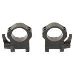 Warne Maxima Horizontal Quick Detach Scope Rings - 1" - High