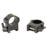 Warne Maxima Horizontal Quick Detach Scope Rings - 1" - High