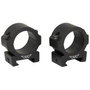 Warne Vapor Horizontal Scope Rings - Picatinny - 1" - Low