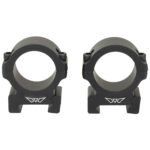 Warne Vapor Horizontal Scope Rings - Picatinny - 1" - Medium
