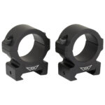 Warne Vapor Horizontal Scope Rings - Picatinny - 1" - Medium