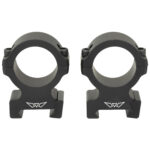 Warne Vapor Horizontal Scope Rings - Picatinny - 1" - High