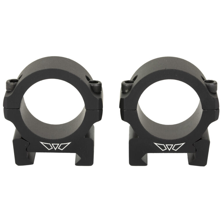 Warne Vapor Horizontal Scope Rings - Picatinny - 30mm - Low