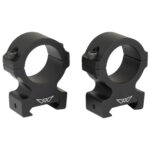 Warne Vapor Horizontal Scope Rings - Picatinny - 30mm - High