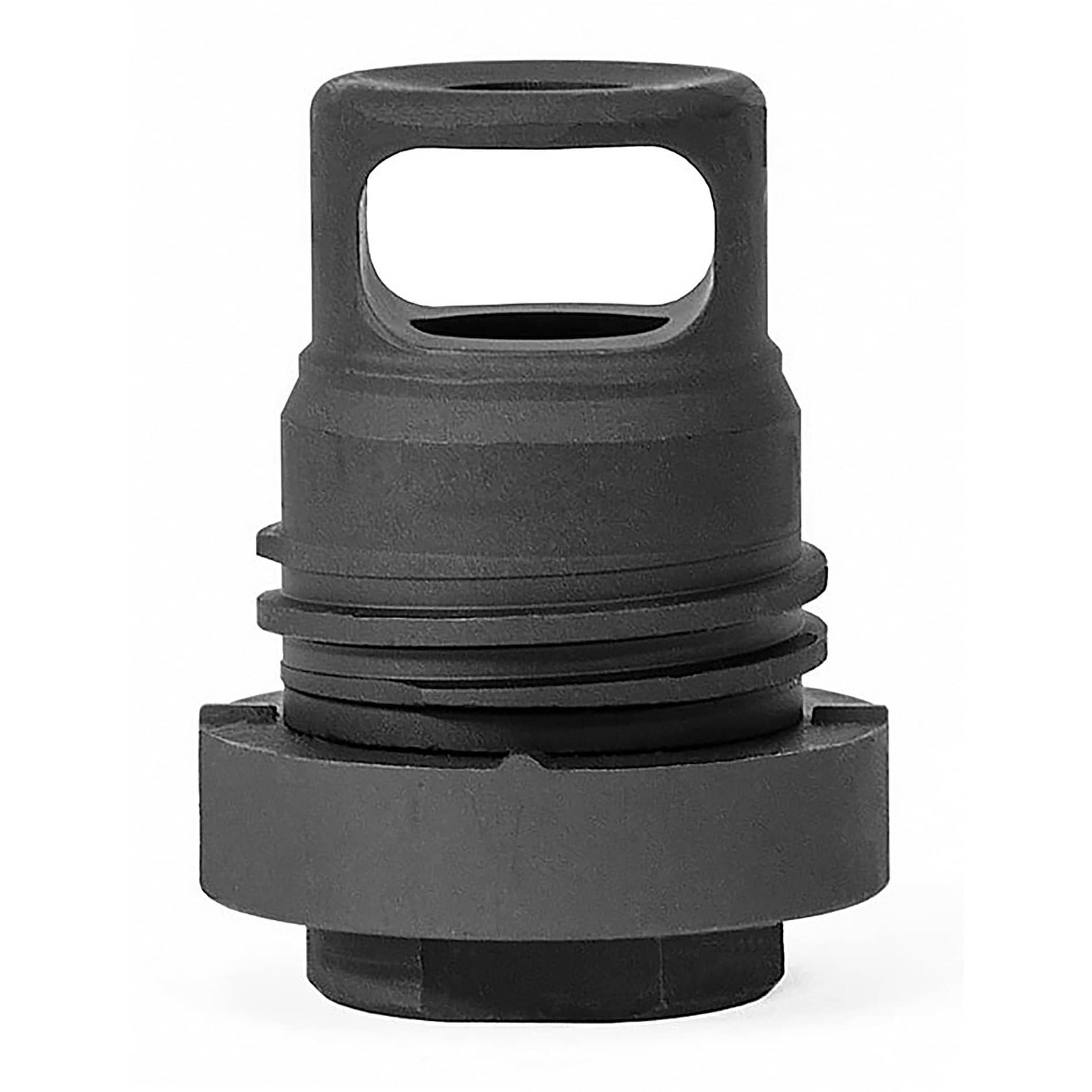 Unknown Yankee Hill Machine Mini QD Single Port Muzzle Brake - Multiple Threads - 9mm - 1/2-28 for 9MM Caliber (Threads: 1/2-28 for 9MM Caliber)