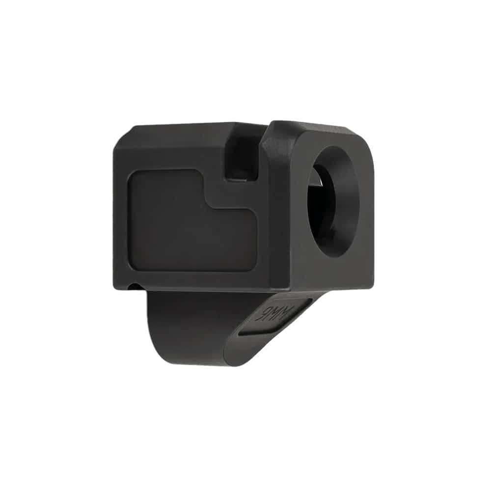 Unknown Zaffiri Precision Blowhole Compensator for Glock 9mm Gen 1-5 Pistols - Black (Color: Black)