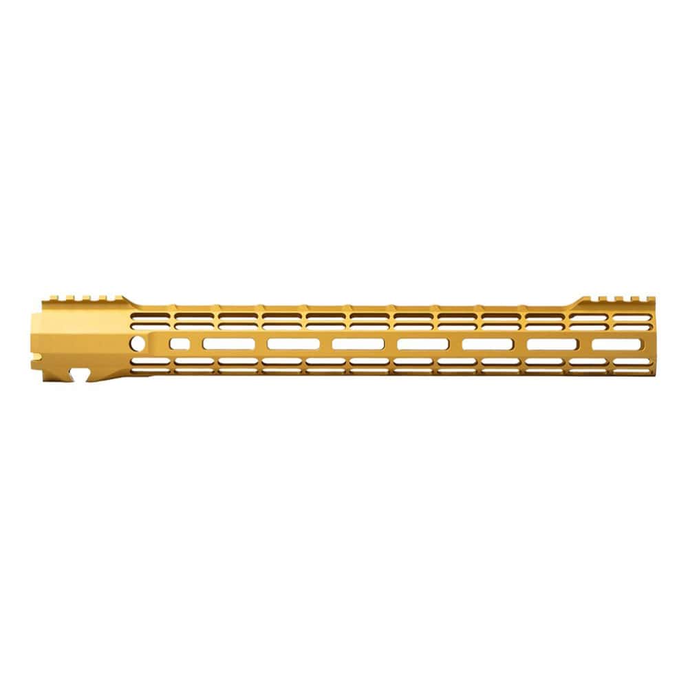 Unknown Aero Precision Atlas S-One Free Float AR-15 Handguard - M-LOK - 6 Lengths Available - Gold, 12.7 inch (Color: Gold, Length: 12.7 inch)