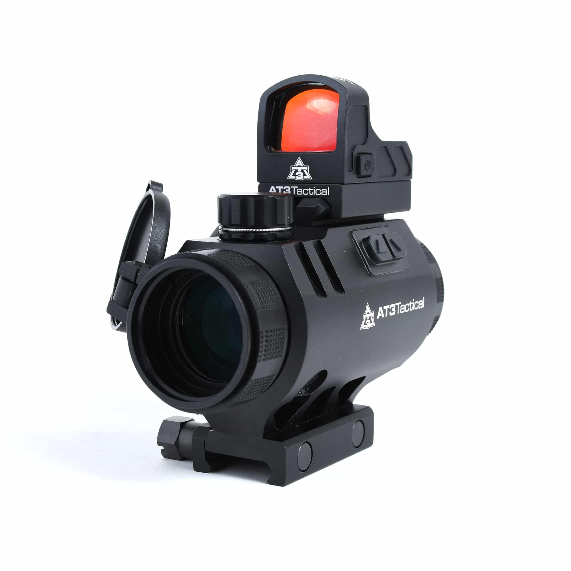 thumbnail image 2 of AT3™ Magnified Red Dot With Laser Sight Kit - AT3 LEOS & RRDM 3x Magnifier 2 of 12