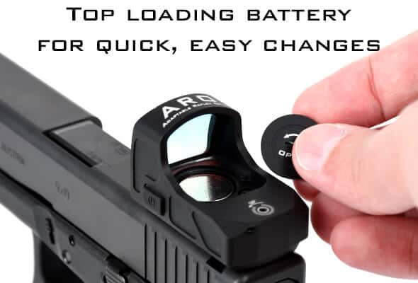 AT3 ARO Micro Red Dot with Top Loading Battery Cover