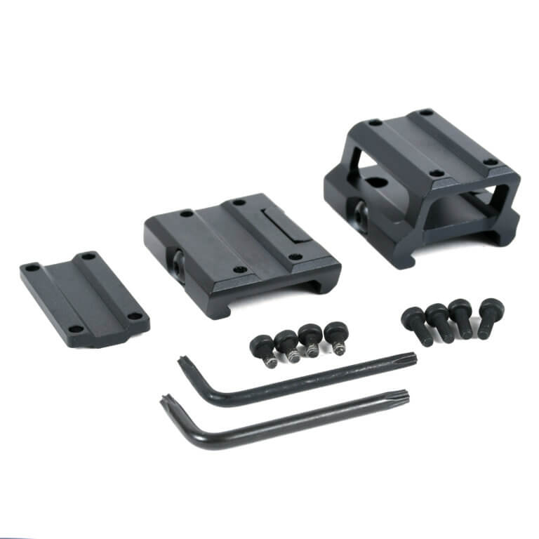 AT3 Tactical RCO Red Dot Sight with Circle Dot Reticle and Riser Mounts