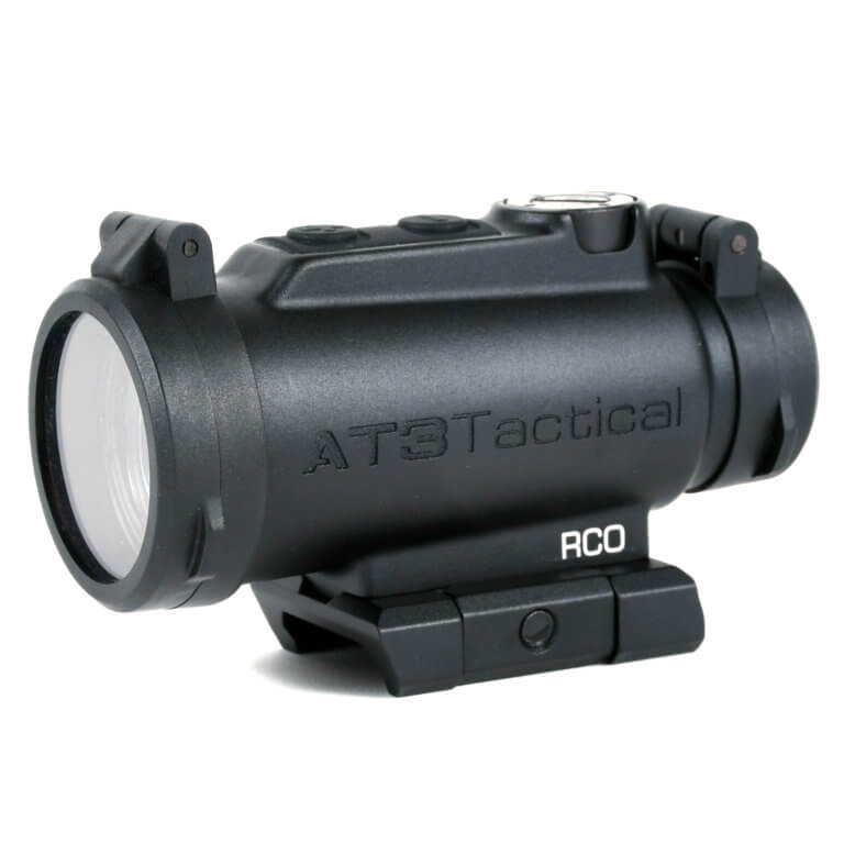 AT3 Tactical RCO Red Dot Sight with Circle Dot Reticle and Riser Mounts