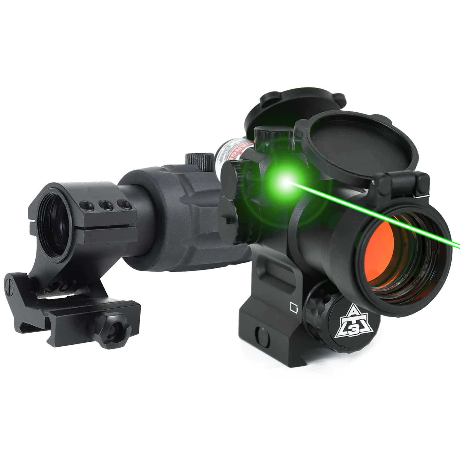 AT3™ Magnified AR-15 Red Dot with Laser Sight Kit | LEOS and RRDM
