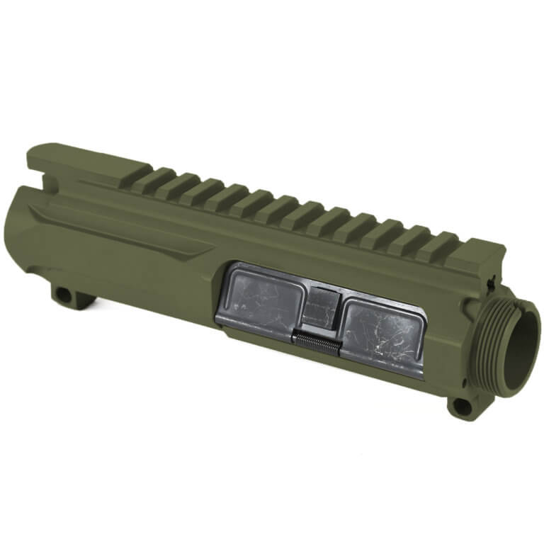 AT3 Tactical Slick Side Billet Upper Reciever - OD Green