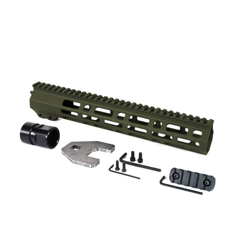 AT3 Tactical SPEAR M-LOK Handguard - 12 Inch OD Green