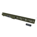 AT3 Tactical Upper Reciever and M-LOK Handguard Combo - OD Green 12 Inch