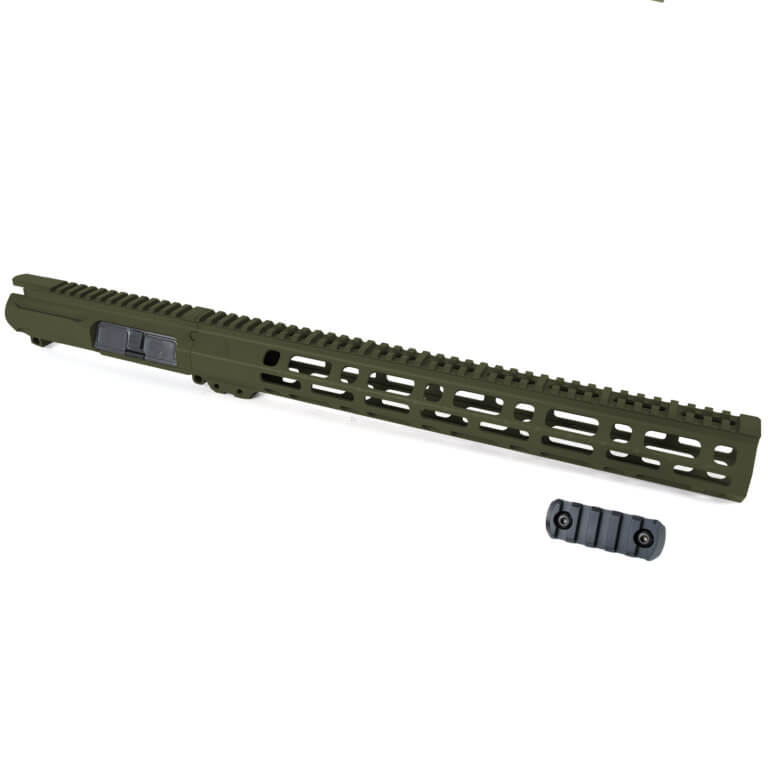 AT3 Tactical Upper Reciever and M-LOK Handguard Combo - OD Green 15 Inch