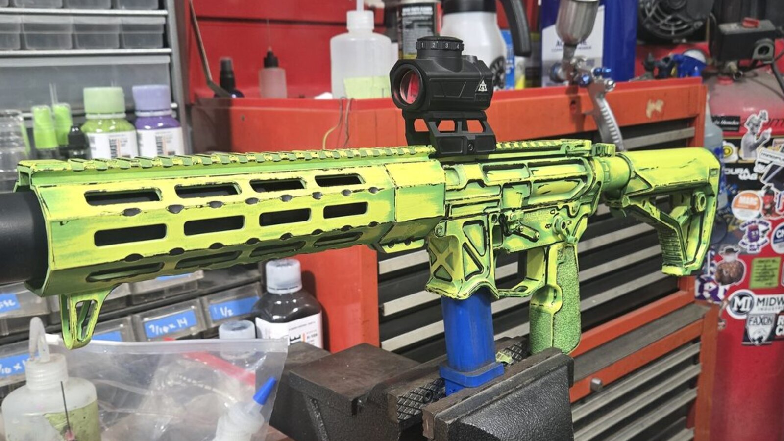 Novox X-SD on the range with Carlos build