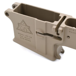 BLEMISHED AT3 AT-15 Stripped Lower Receiver - Flat Dark Earth Cerakote
