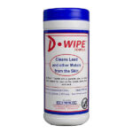 D-Lead Wipes Disposable Towels - 40 Count Canister