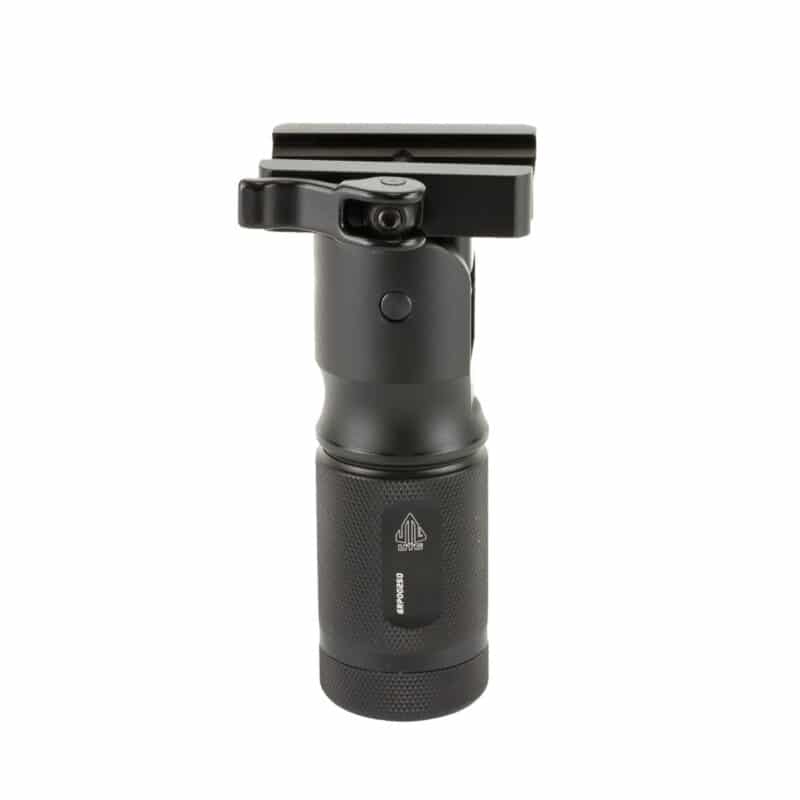 UTG Vertical Aluminum Foregrip - Low Profile - Quick Detach Folding Vertical Grip - (DISCONTINUED)