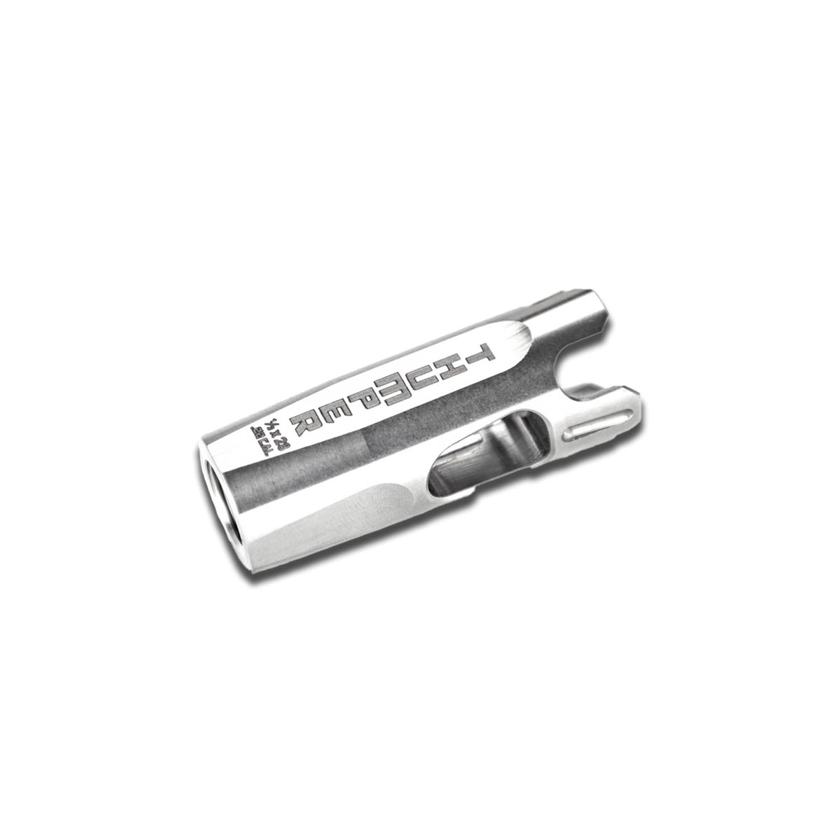 Unknown Battle Arms Development THUMPER Muzzle Brake - 1/2x36 - 9mm - Black Nitride or Stainless - Stainless Steel (Finish: Stainless Steel)