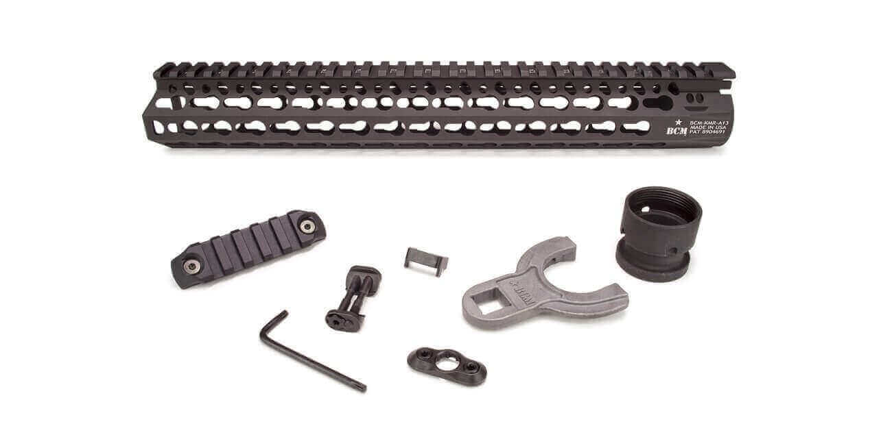 Unknown BCM KMR Alpha Free Float AR-15 Handguard - Keymod - 4 Lengths Available - 13 Inch (Length: 13 Inch)