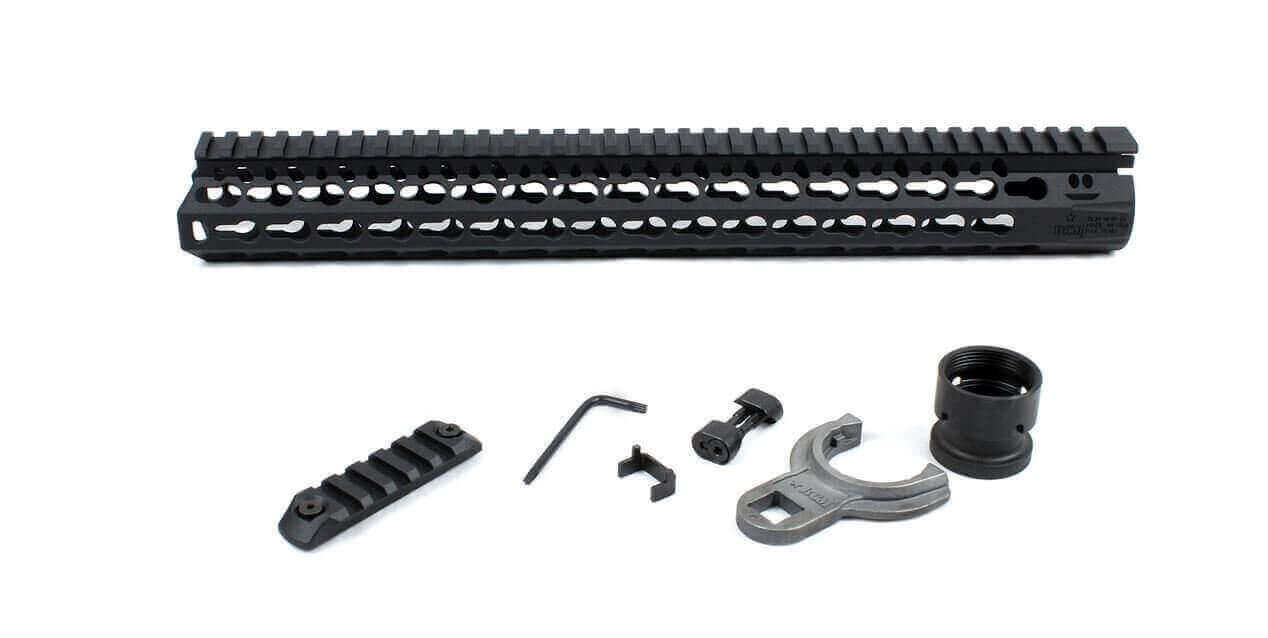 Unknown BCM KMR Alpha Free Float AR-15 Handguard - Keymod - 4 Lengths Available - 15 Inch (Length: 15 Inch)