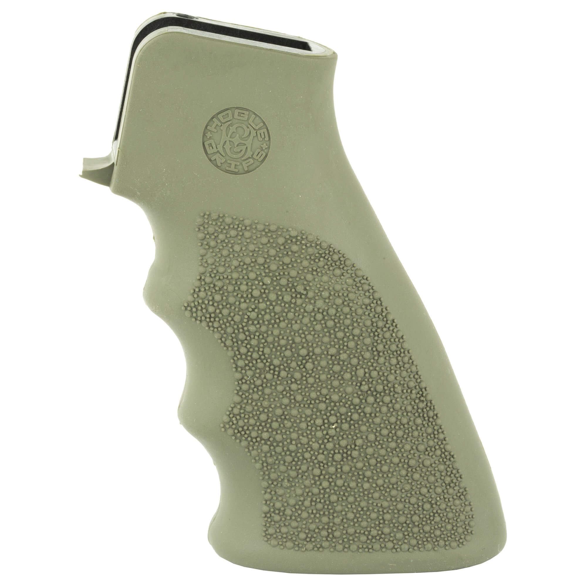 Unknown Hogue AR Grip: Overmolded Pistol Grip with Finger Grooves - OD Green (Color: OD Green)