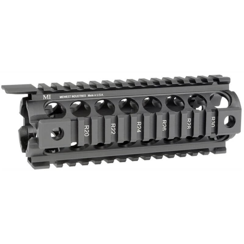 MI AR-15 Gen2 Two Piece Drop-In Quad Rail AR-15 Handguard - Picatinny - 2 Lengths Available