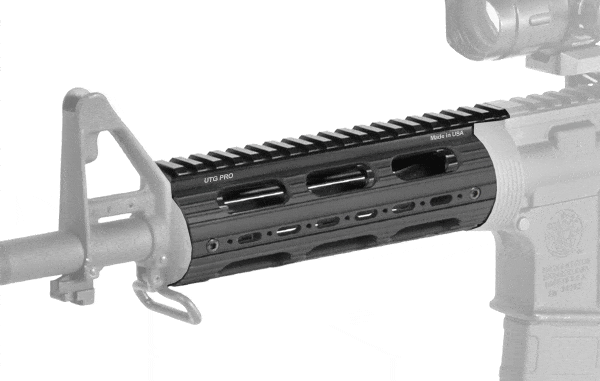 UTG Pro 7" AR-15 Drop-in Handguard - Carbine Length Super Slim