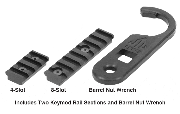 UTG Pro AR-15 Keymod Free Float Handguard - Super Slim