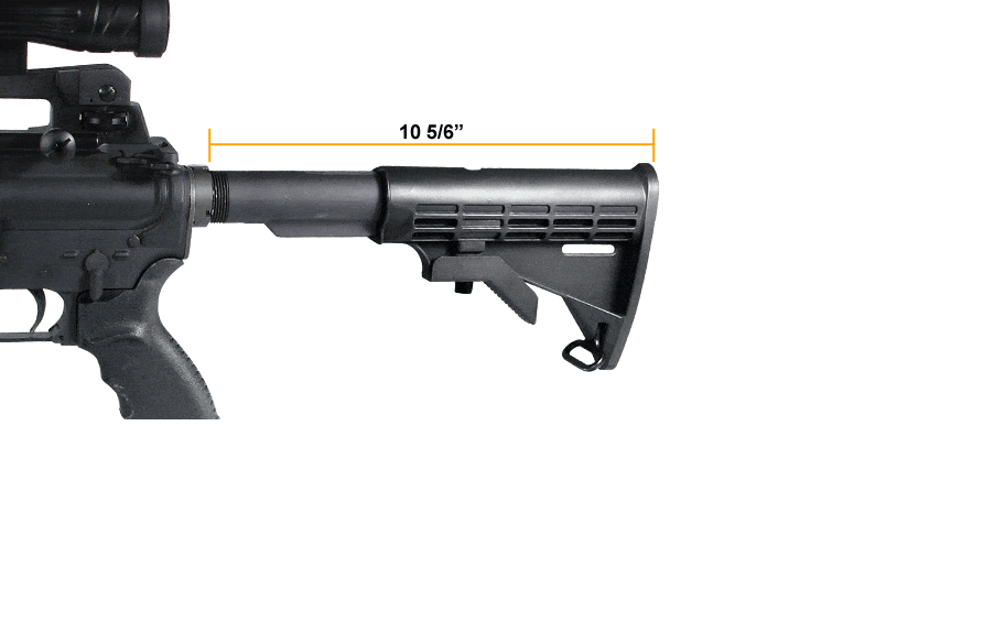 UTG PRO 6-Position Mil-spec Stock Kit - All Parts Included - Buffer, Tube, Springs, & More