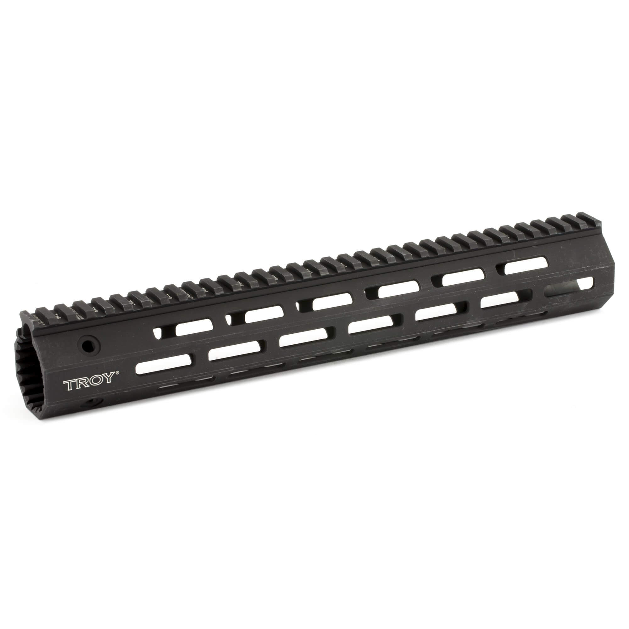 Unknown Discontinued: Troy AR-15 Free Float Handguard - M-LOK Aluminum - AR-15 BattleRail - 13inch, Black (Length: 13inch, Color: Black)