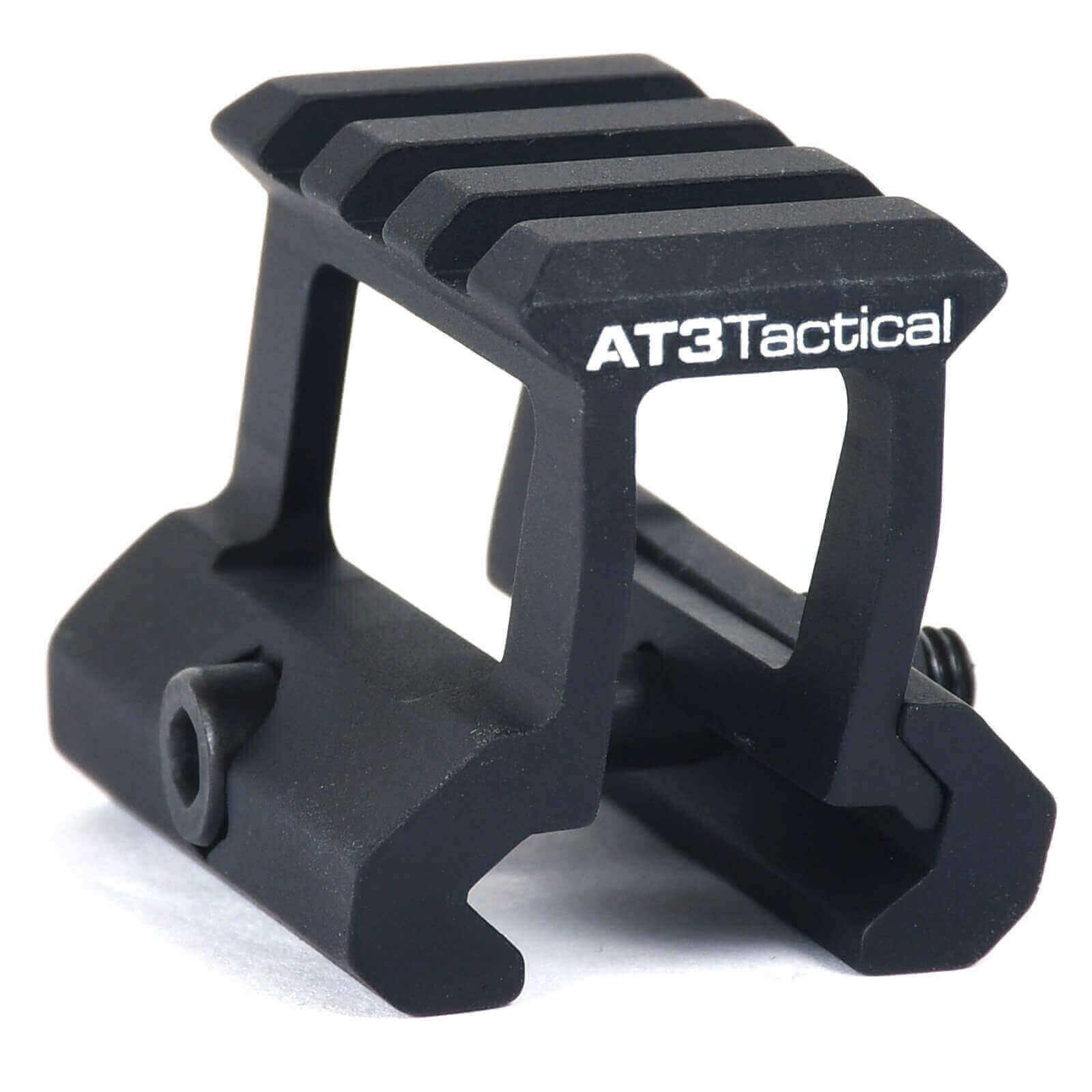 Unknown AT3 Tactical PRO-MOUNT Mini Riser Mount - .83 or 1 Inch Height Lightweight Cantilever Mount - 1" Hi Profile Riser, Black (Height: 1" Hi Profile Riser, Color: Black)