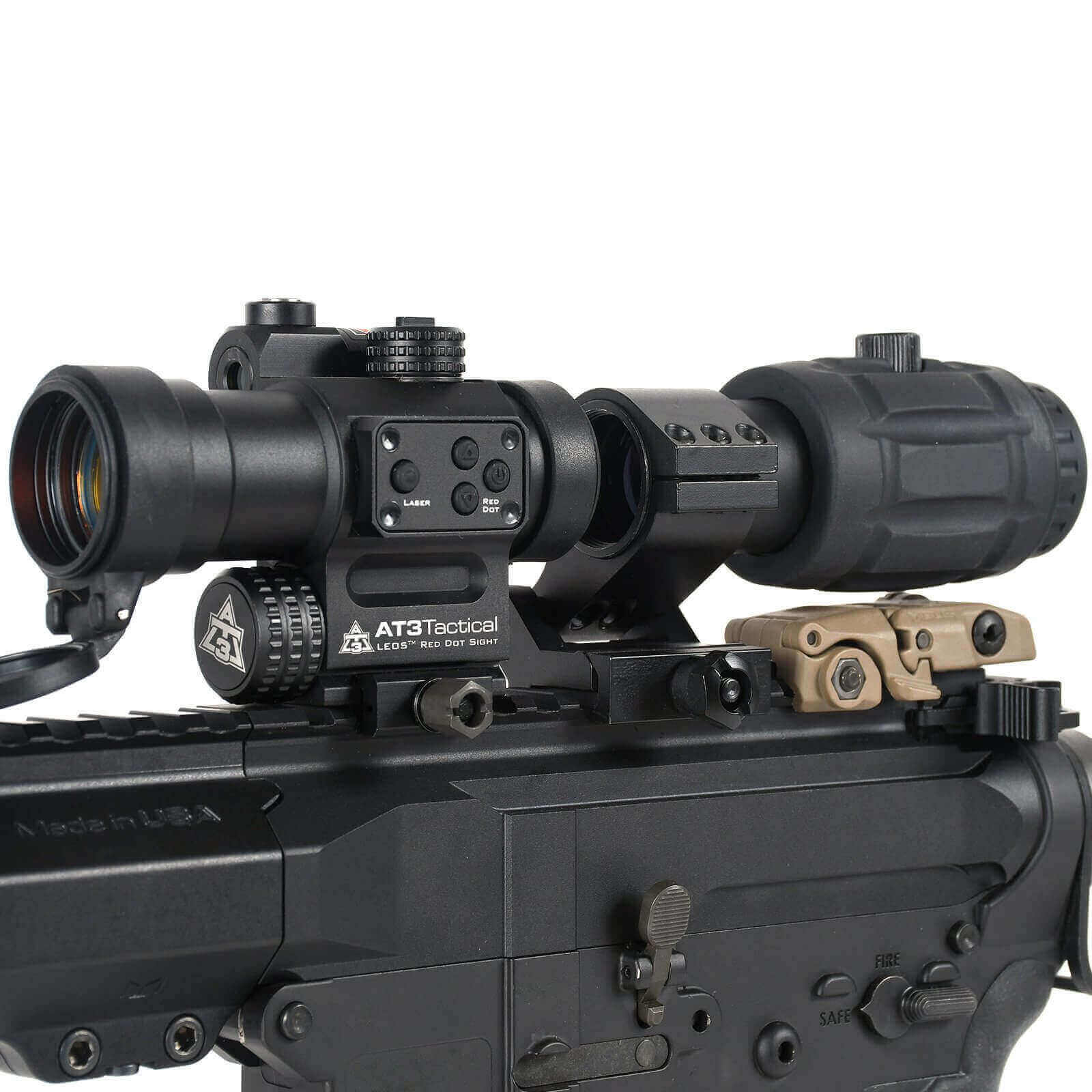 AT3™ RRDM™ 3X Red Dot Magnifier with Flip-to-Side Mount