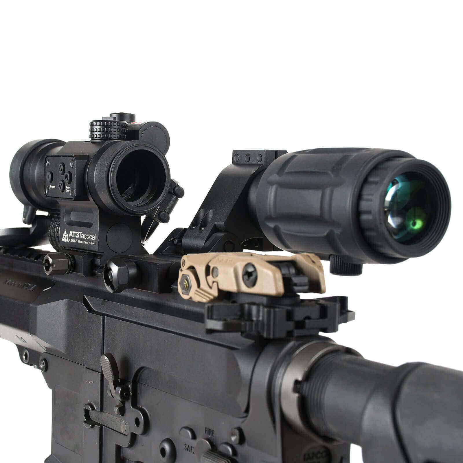 AT3™ RRDM™ 3X Red Dot Magnifier with Flip-to-Side Mount
