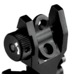 BLEMISHED - AT3 Tactical Pro Series Flip-Up Backup Iron Sights (BUIS) - Front & Rear Set - Same Plane - IS-09