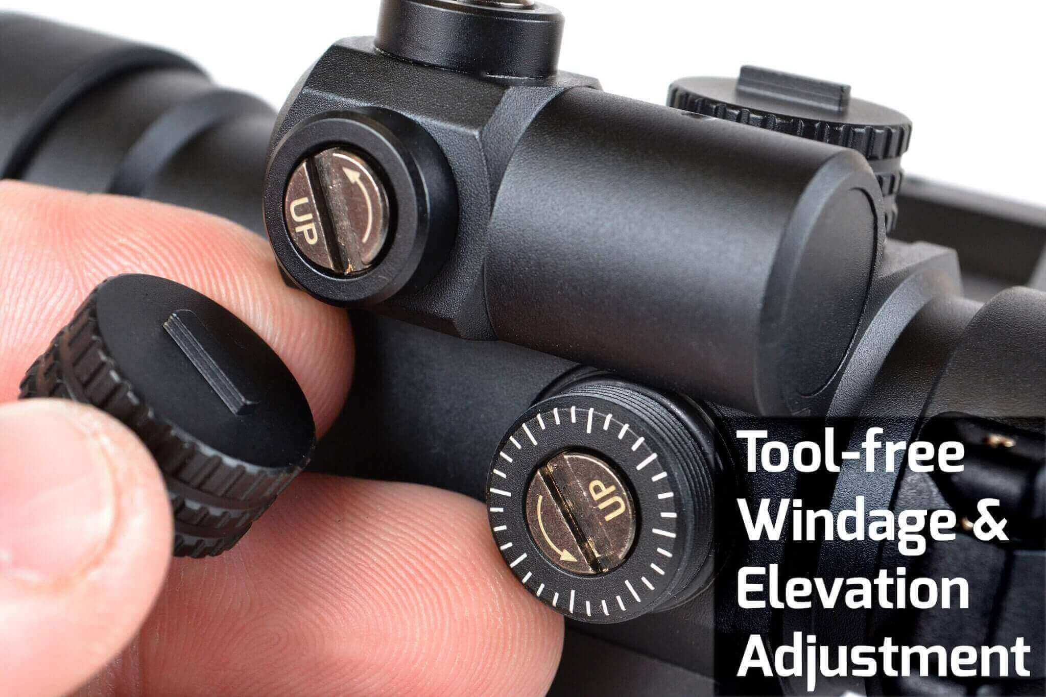 AT3™ LEOS™ Red Dot Sight with Integrated Laser Sight & Riser